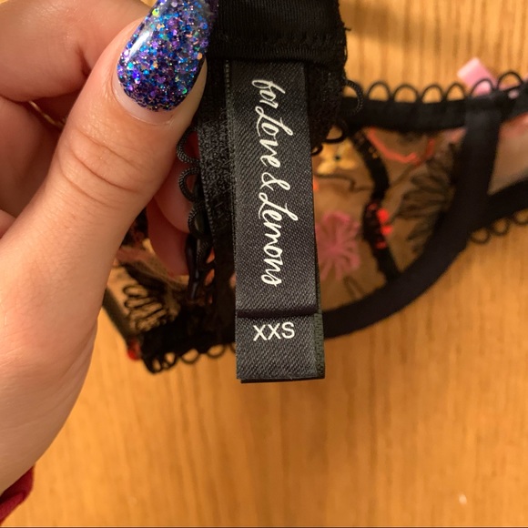 XXS For Love and Lemons Sunrise Bra and Thong - Picture 7 of 8